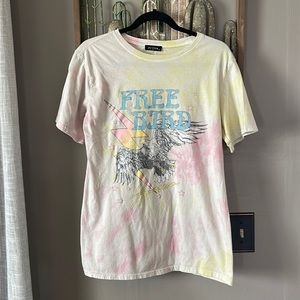 Zutter Free Bird graphic tee oversized fit size small
